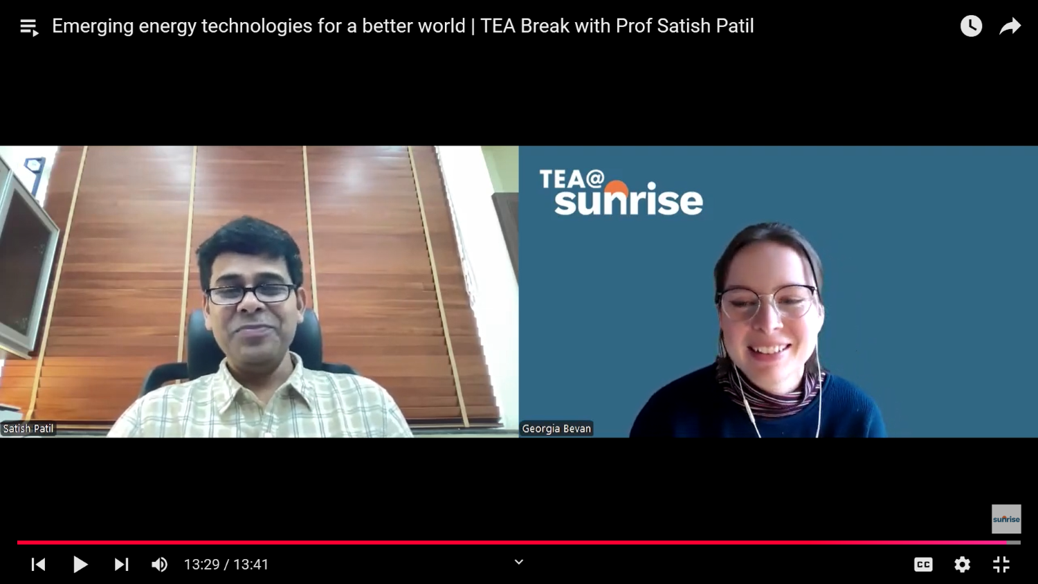 Emerging energy technologies for a better world: Q&A with Prof Satish Patil